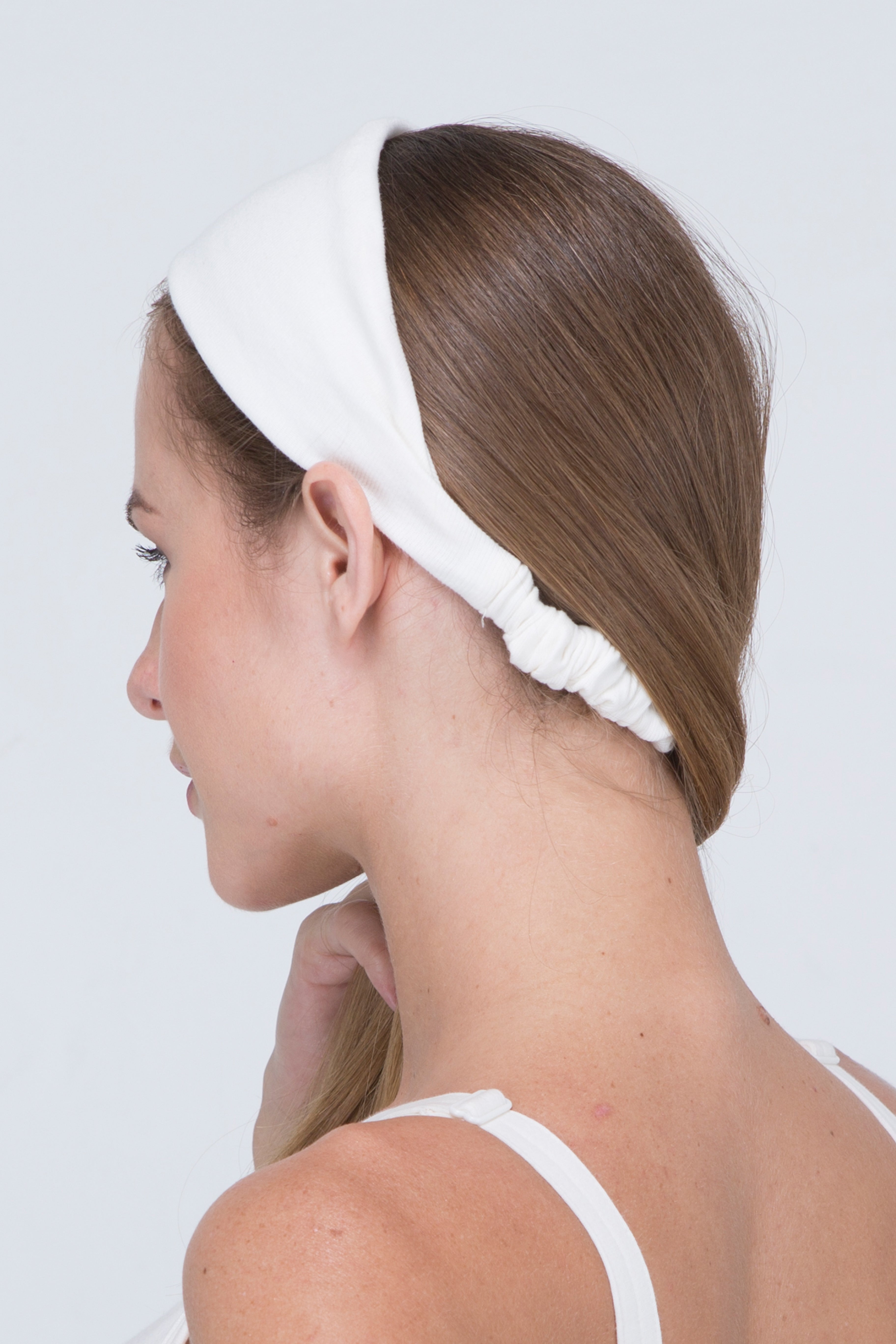 Cotton Headband Elasticized- 100% Organic Cotton (2/pack)