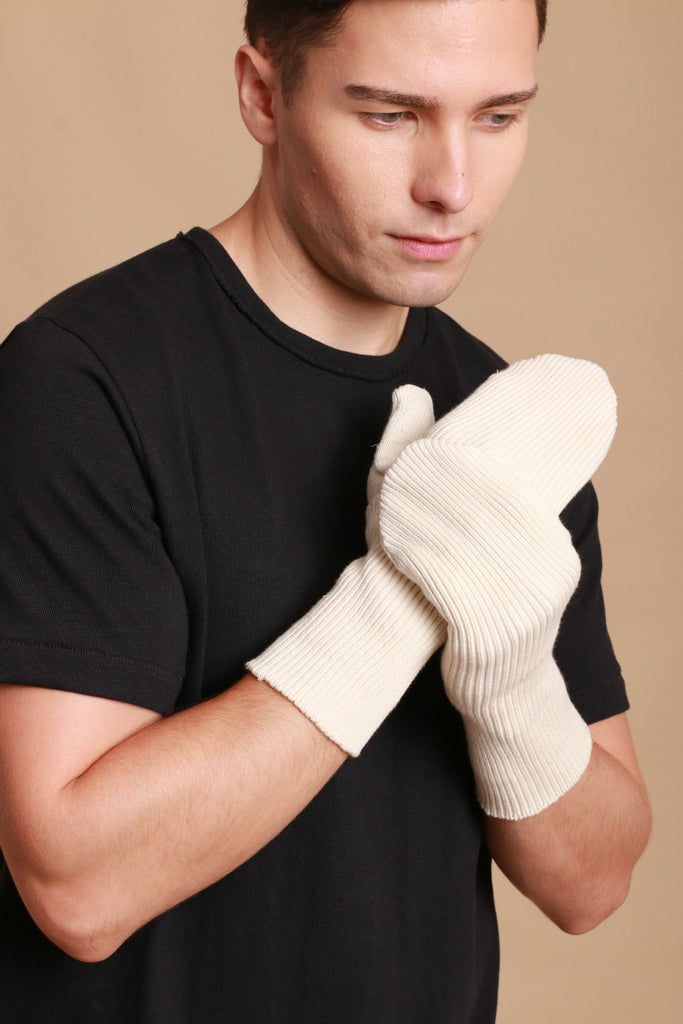 Allergy-Free Anti-Scratch Adult Knitted Mittens