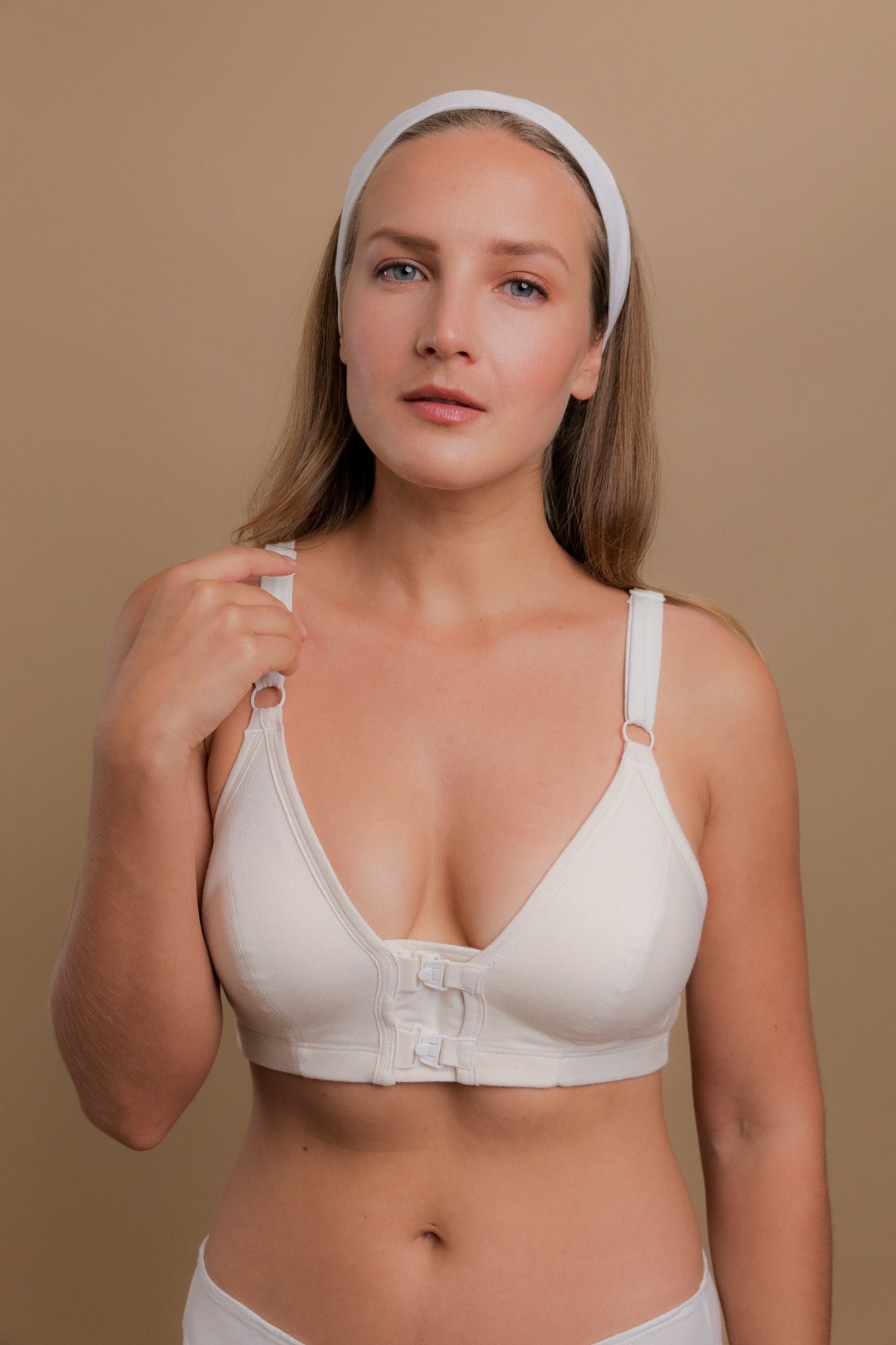  ANTIY Women's Cotton Front Closure Mastectomy Bras