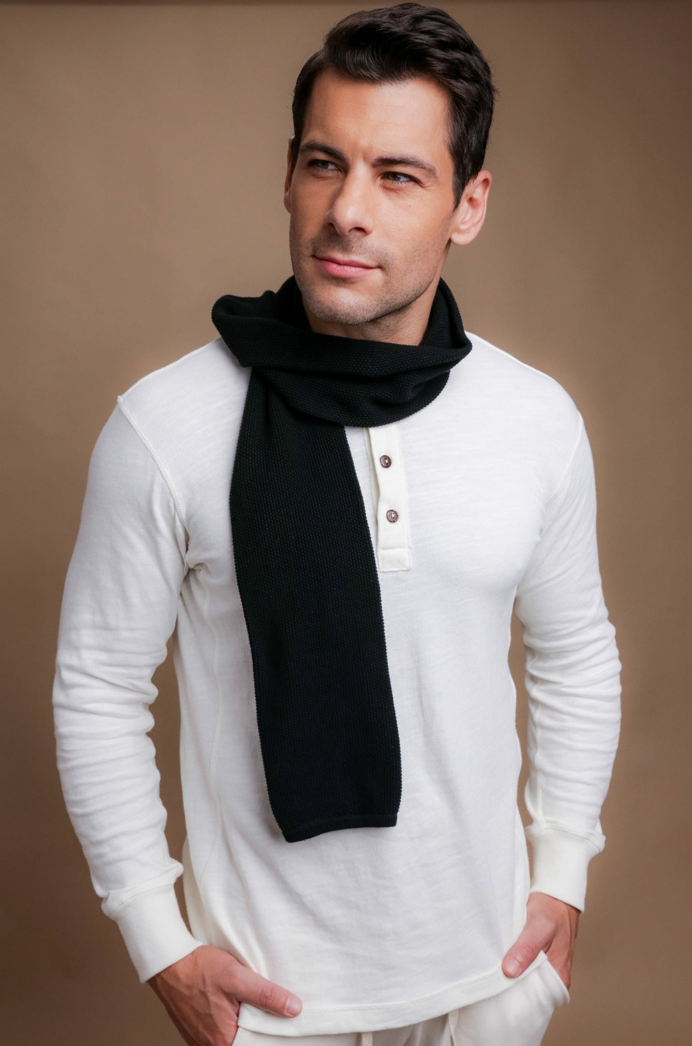 Hypoallergenic Tubular Knitted Scarf – Cottonique - Allergy-free