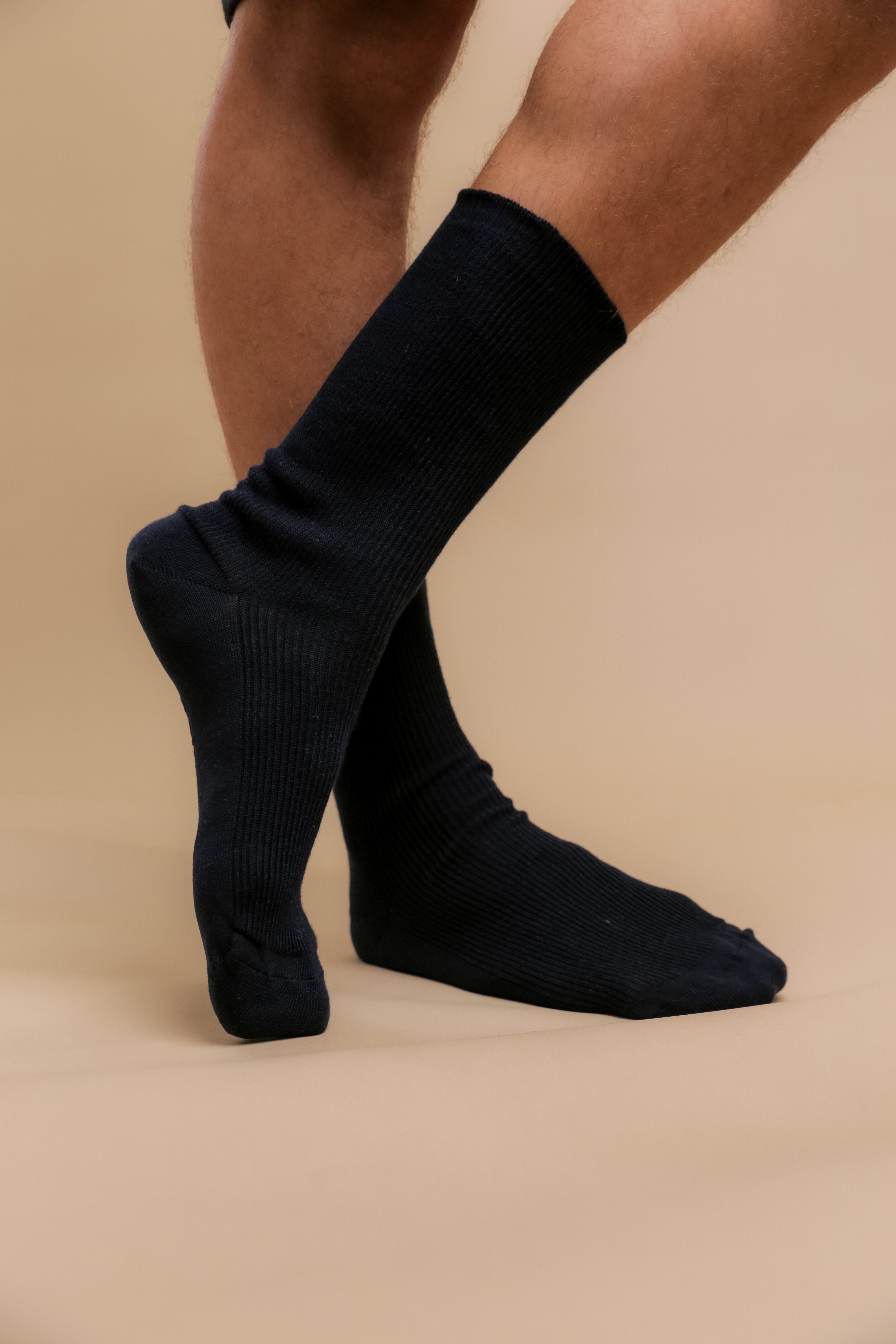 Lightweight Latex-Free 100% Organic Cotton Crew Socks (2pairs/pack) –  Cottonique - Allergy-free Apparel