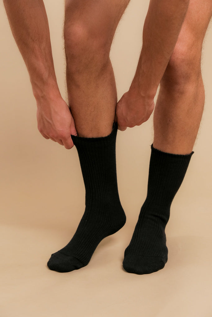 Elite Elastic-free 100% Cotton Socks (2pairs/Pack)