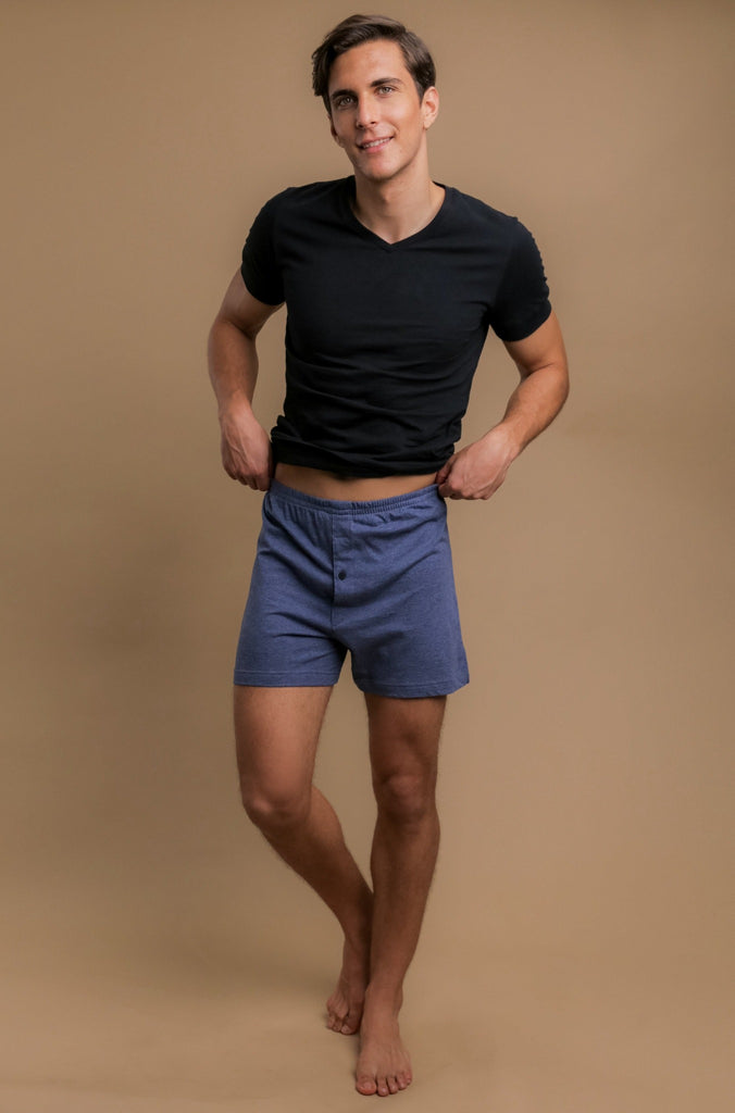 Men's Elasticized Loose Boxer Shorts
