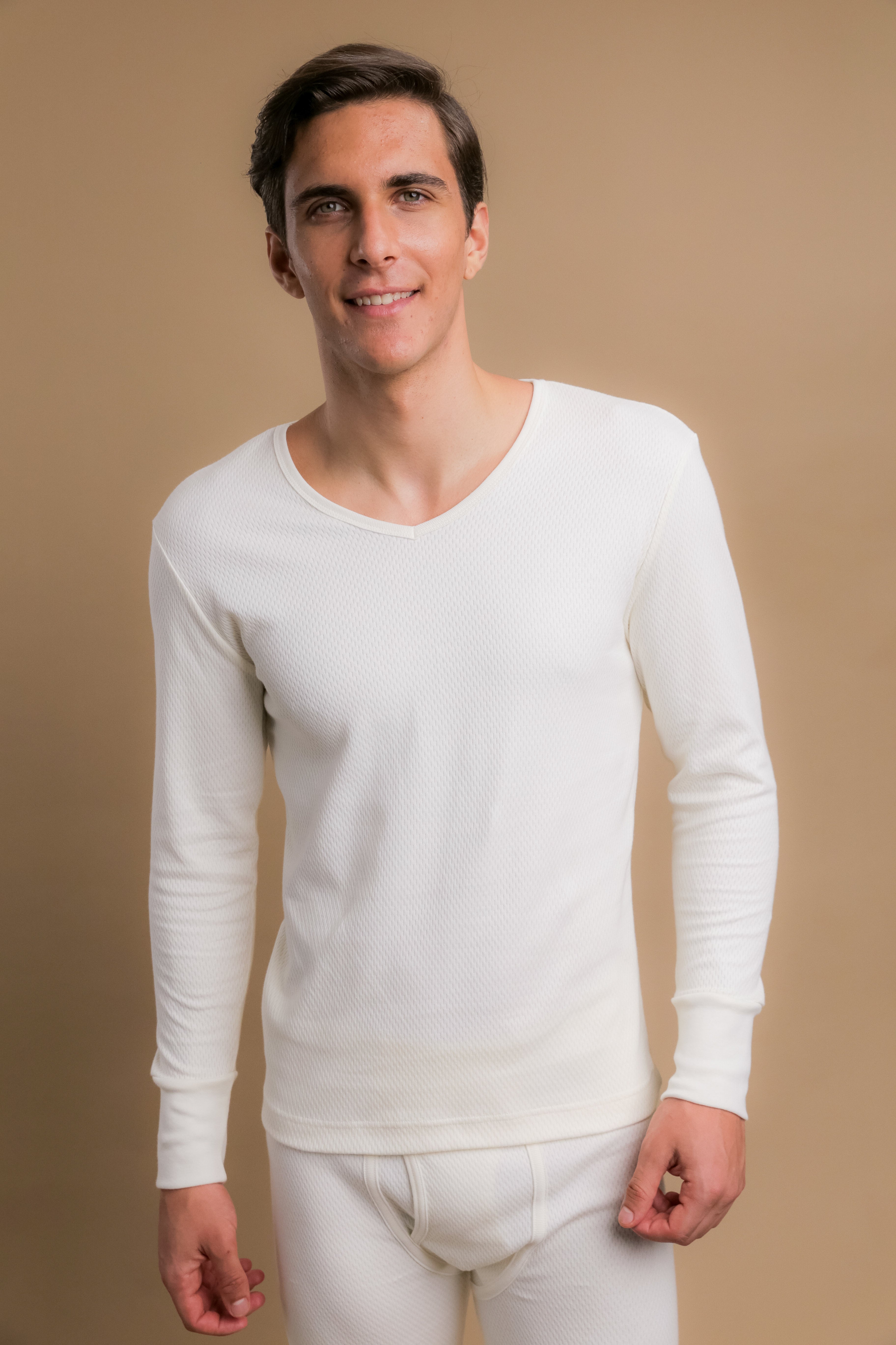 Men's Thermal Sleeve (Natural) - Allergy-free Apparel