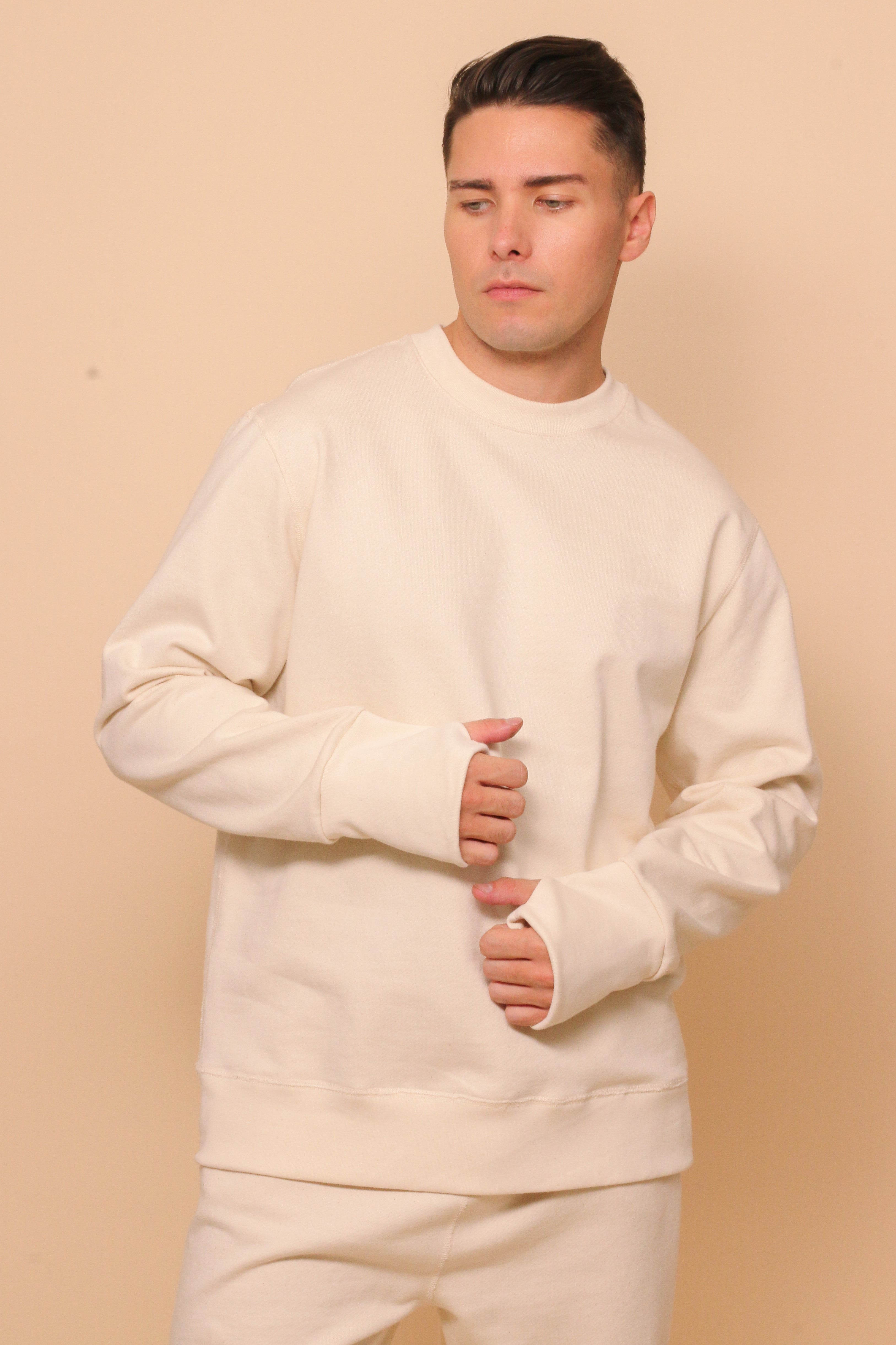 Allergy-Free Organic Cotton Pullover Sweatshirt