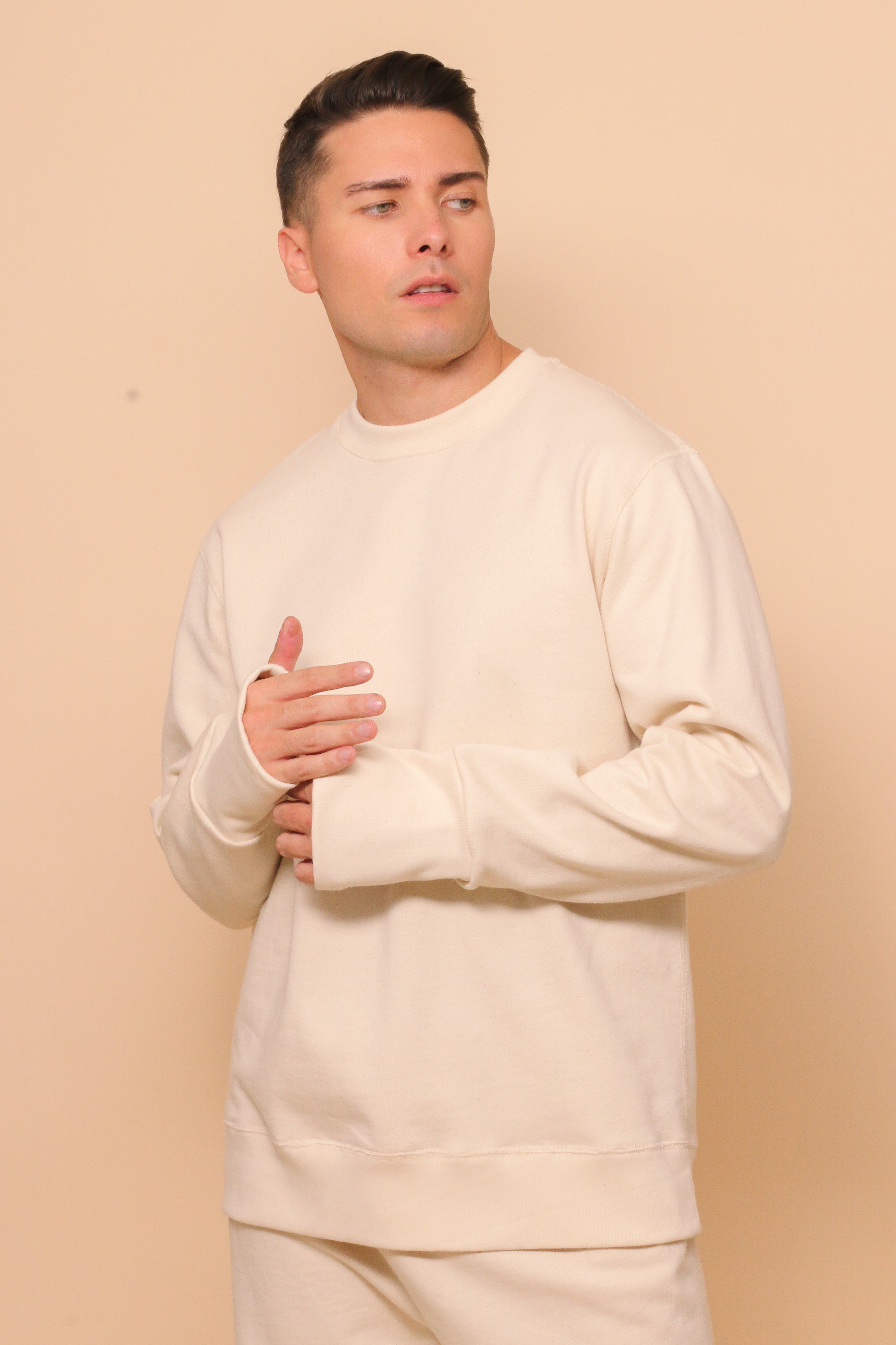 Allergy-Free Organic Cotton Pullover Sweatshirt