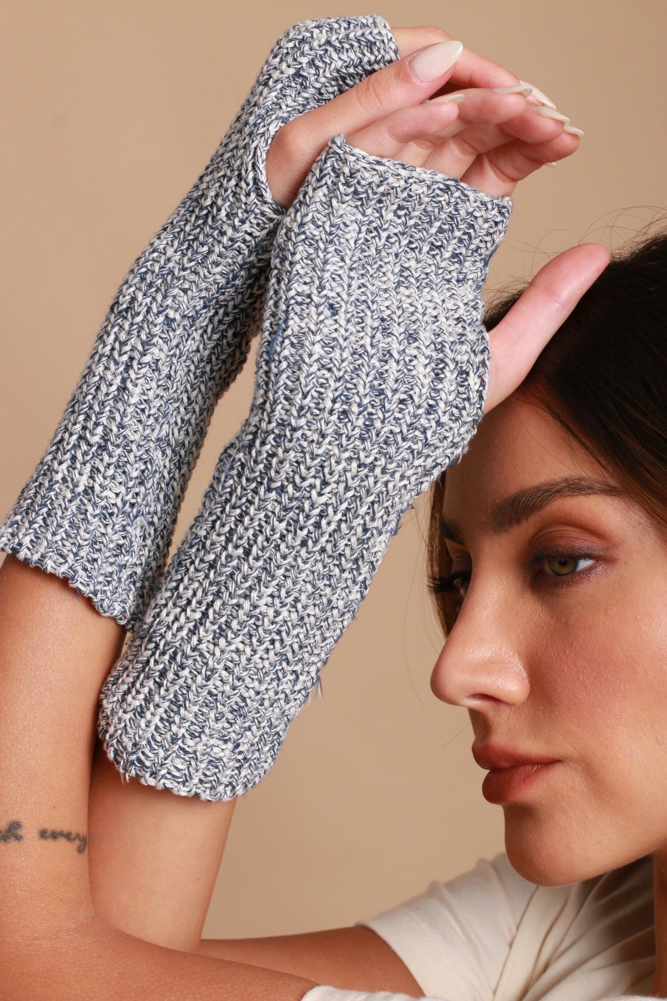 Allergy-Free Knitted Arm Warmers