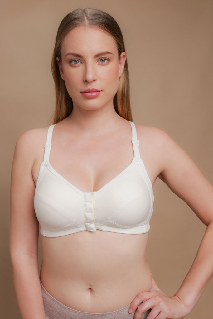Buy Klassik {30+Years of Legacy Woman Everyday Cotton Hosiery Bra,  Non-Padded, Medium Coverage, Design Backless, Wirefree, Detachable Straps  Bra for Girls, Transparent Strap Free