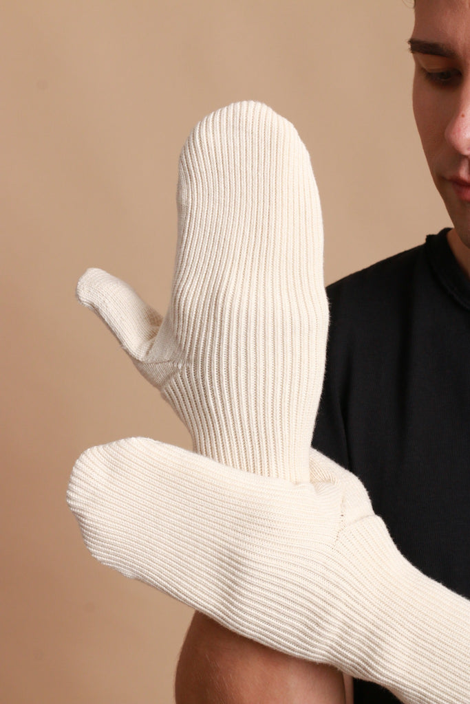 Allergy-Free Anti-Scratch Adult Knitted Mittens