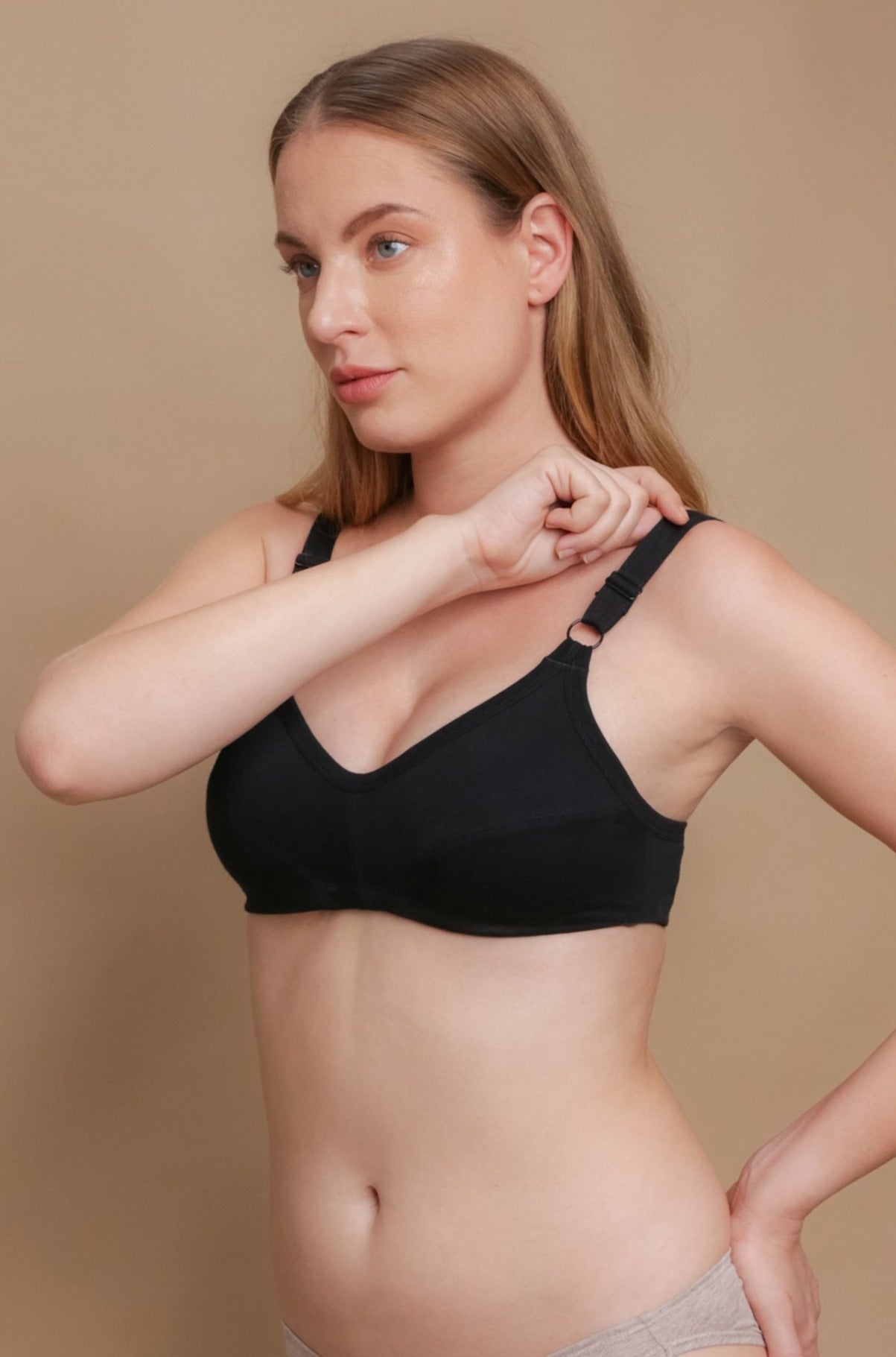 Women's Slimfit Pullover Bra – Cottonique - Allergy-free Apparel