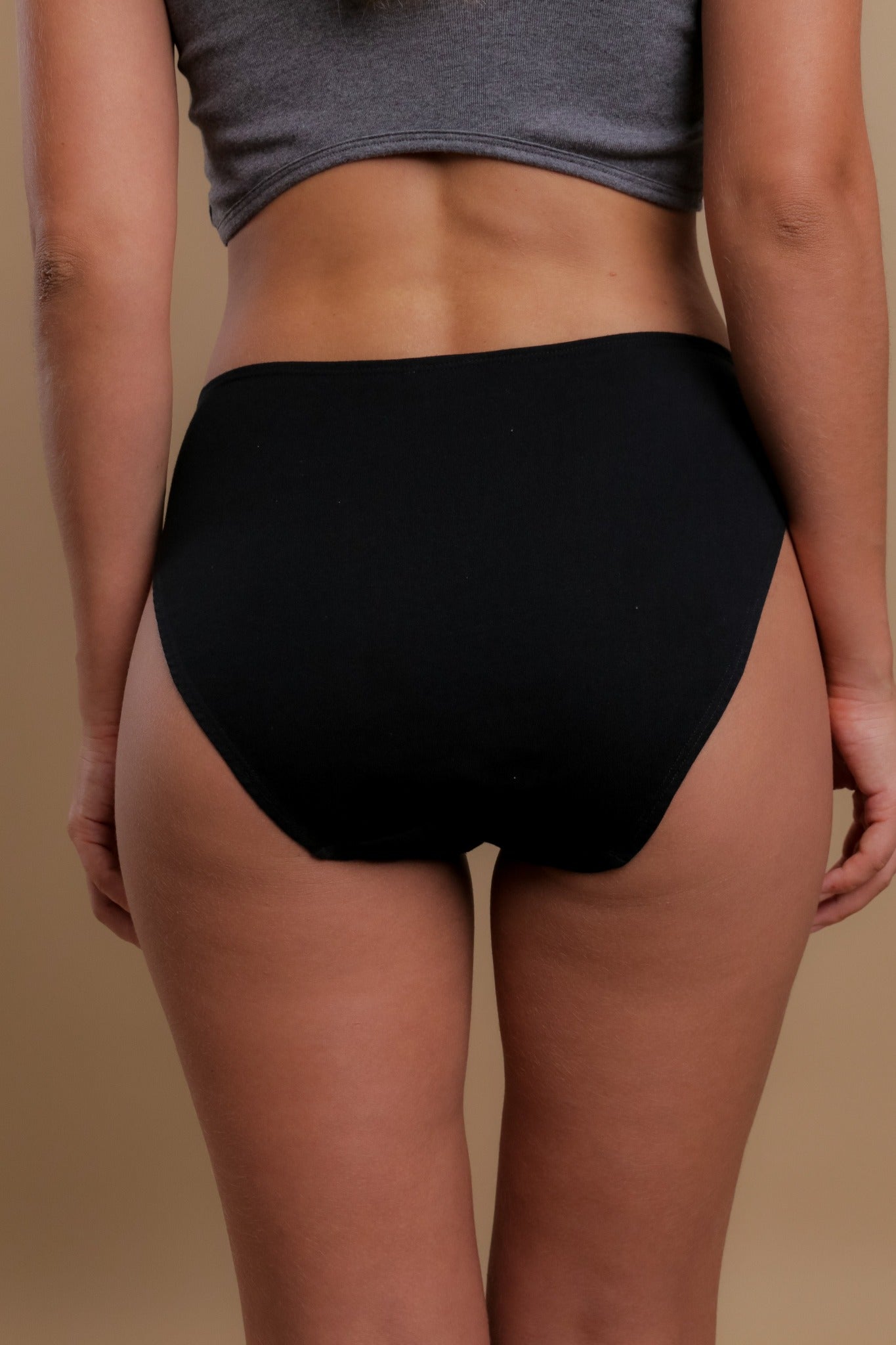 Latex-free Women's Hypoallergenic Thong (2/pack  Melange Brown) –  Cottonique - Allergy-free Apparel