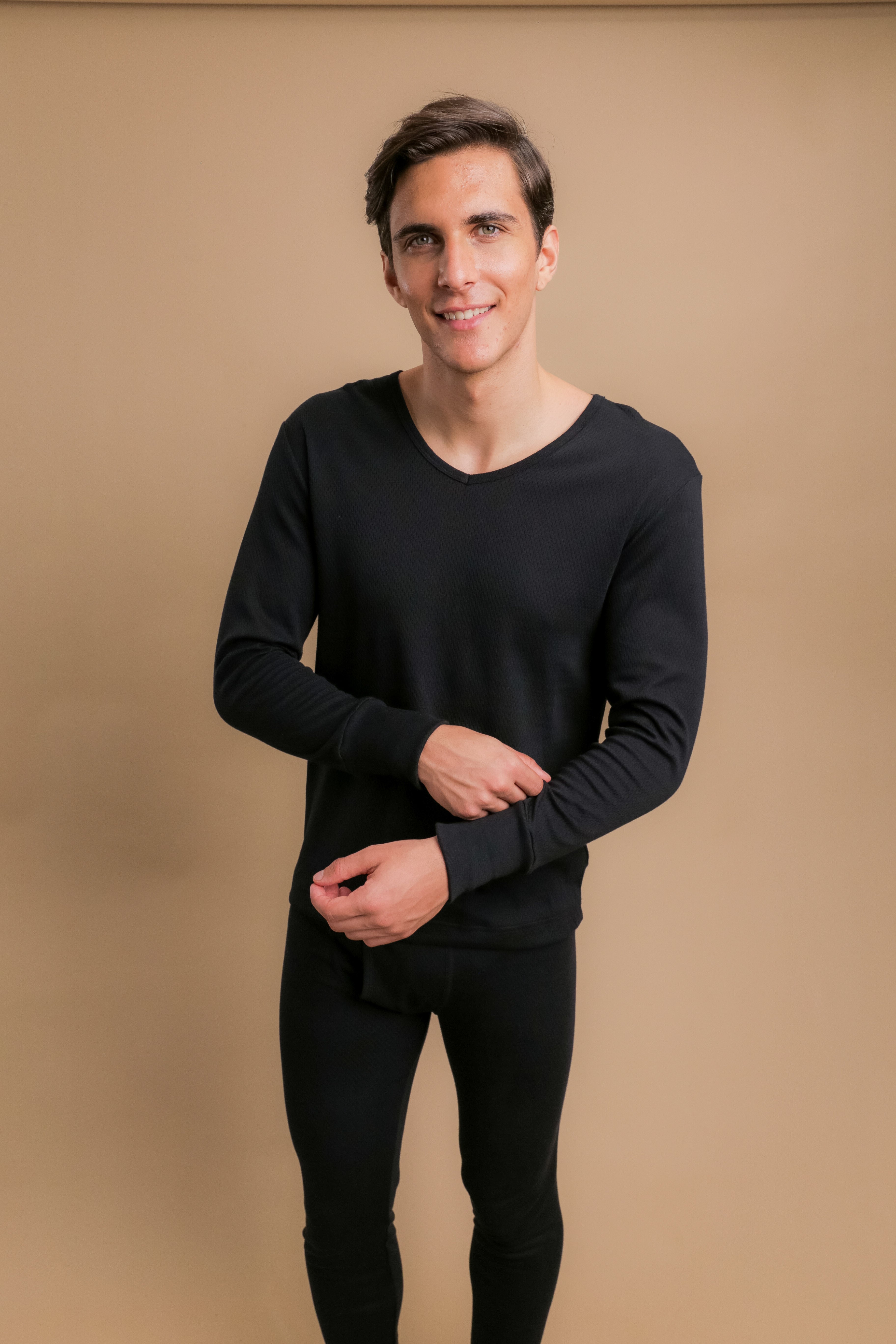 Cottonique Men's Hypoallergenic Thermal Long Sleeves, You Fall must-have!  Presenting our allergy-free thermal long sleeve for people with allergic or  sensitive skin. Made with ultra-soft, 100% chemical-free,, By Cottonique